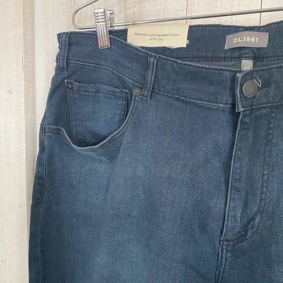 DL1961 Hunter Skinny Jeans Mens 40 Dark Indigo DL Ultimate Botanic Fiber Stretch - Picture 4 of 9